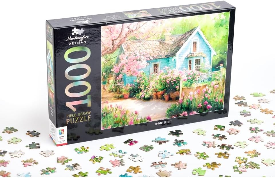 Hinkler - Mindbogglers Artisan 1000 Piece Jigsaw : Country Cottage - 1000 Piece