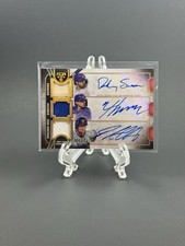 Topps Triple Threads Autograph Relic Combos /36 Swanson Hoerner Crow-Armstrong