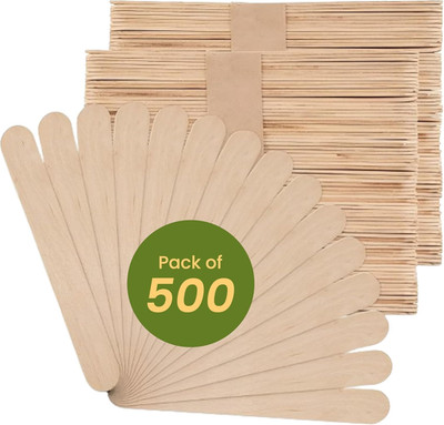Jumbo Craft Sticks, 6 X 3/4, Natural Poplar Wood, 500Ct. Multipurpose for Arts,