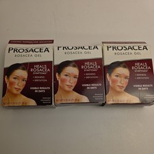 3-Prosacea GEL Rosacea Treatment Homeopathic Gel Sulphur .75 oz  READ 
