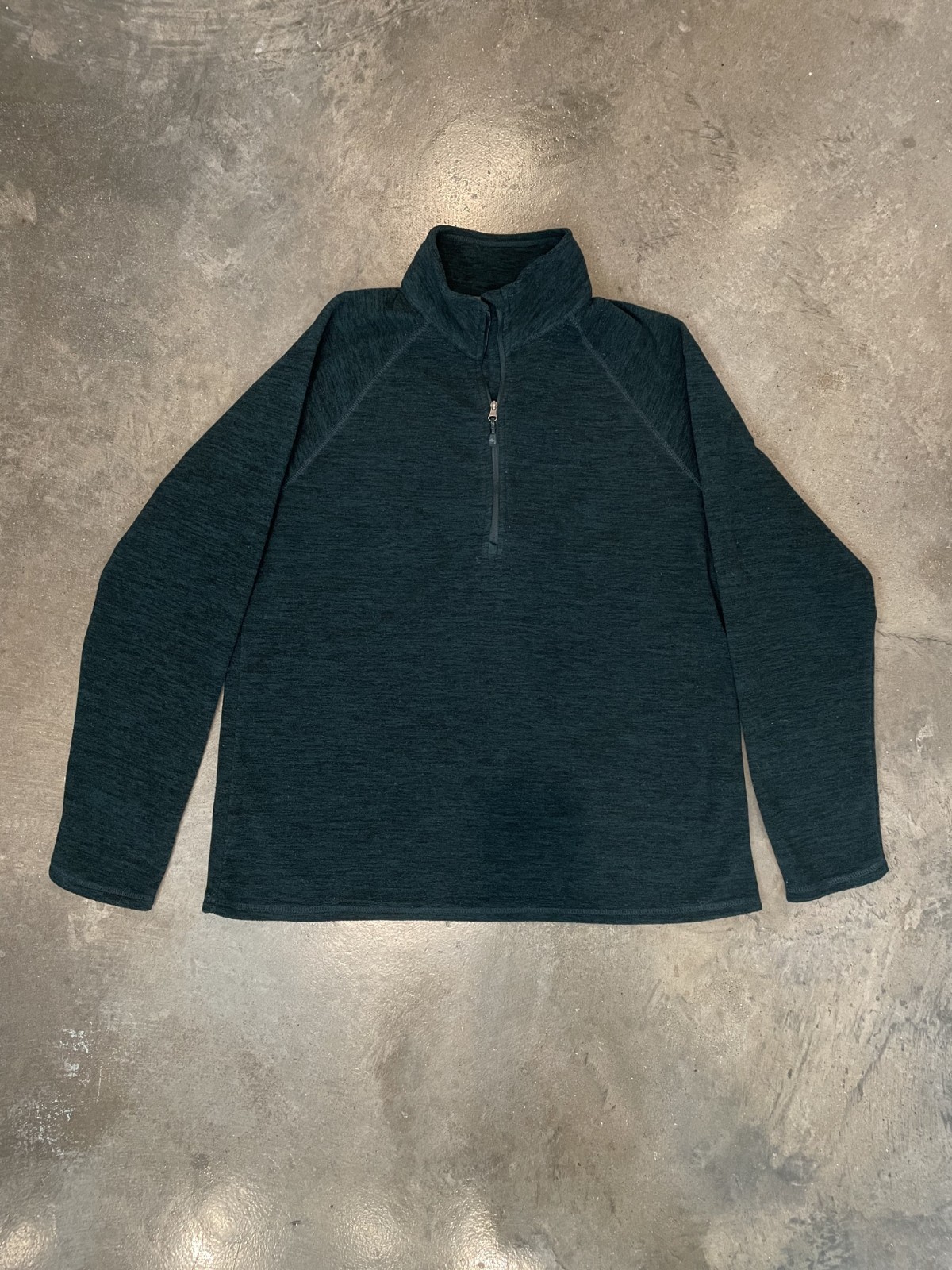 Eddie Bauer Fleece 1/4 Zip Pullover Women L Blue Green Hiking Outdoor Casual thumbnail 4