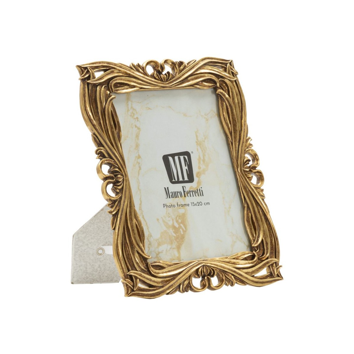 Cadre photo Baroque 15x20 cm moulure dorée classique pour portrait