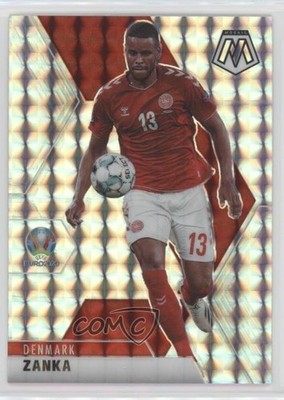 2021 Panini Mosaic UEFA Euro 2020 Silver Prizm Mathias Jorgensen Zanka #35 0c2