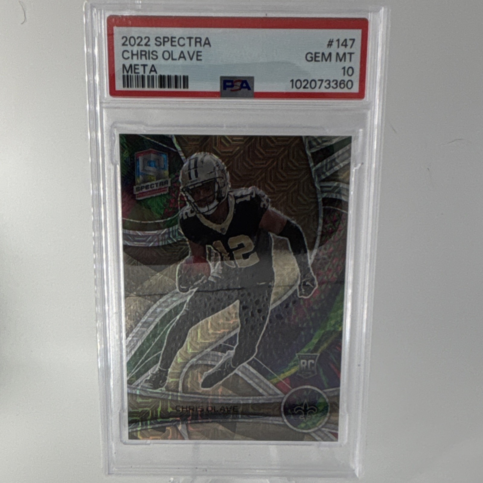 Chris Olave Panini Spectra #147 Meta