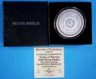2020 Thorat Chakra Seven Chakras Number Five Silver Shield Medallion 2 Oz 999