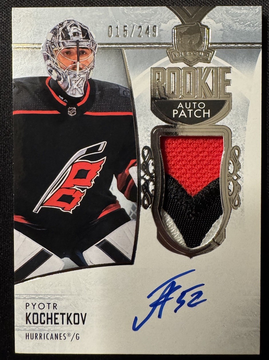 2022-23 Upper Deck The Cup PYOTR KOCHETKOV Rookie Patch Auto /249 #141