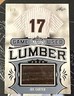 2020 Leaf Lumber Kings Game Used Lumber Joe Carter #GUL-32 Platinum /6 (MEM)