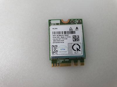 Dell XPS 15 9570 WLAN WLAN Karte 0G13K7 Killer 1535 Atheros QCNFA364A Original