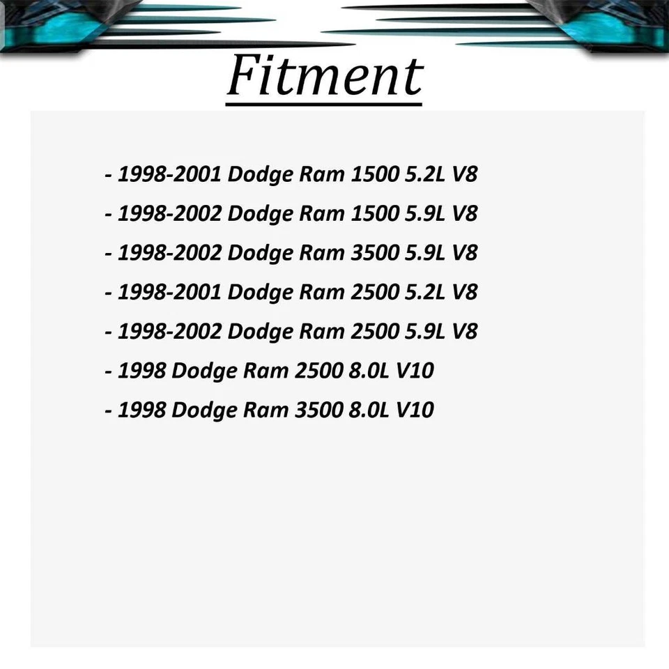 Conjunto de mangueira AC para Dodge Ram 3500 5.9L 1998-2002 Dodge Ram 3500 8.0L 1998 - Imagem 2 de 3