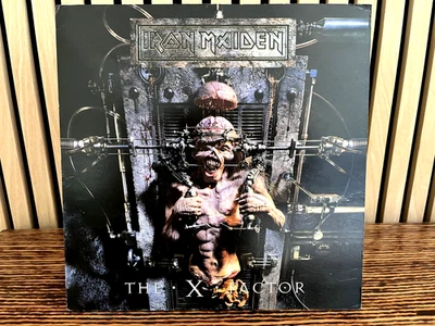 IRON MAIDEN THE X FACTOR 1995 UK RARE EX SHOP COUNTER DISPLAY - Image 1 of 3