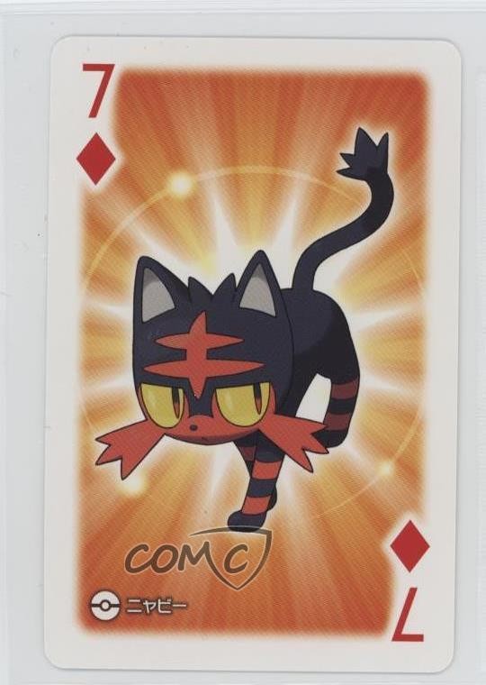 Litten Pokemon All Star Playing Cards #7D 16eq