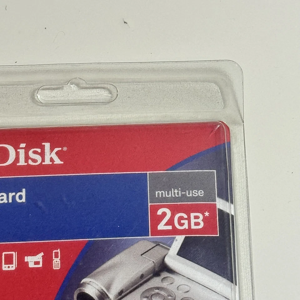 SanDisk 2GB SD Secure Digital Flash Memory Card (SDSD-2048-E11) New - Image 3 of 4