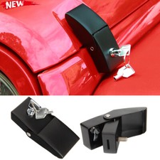 Locking Hood Side Catch Latch Buckle Lock For 2007-26 Jeep Wrangler Jk Jku Jl Jt