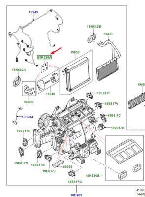 Land Rover Defender L663 Heizung O-Ring Kit LR131090 NEU ORIGINAL