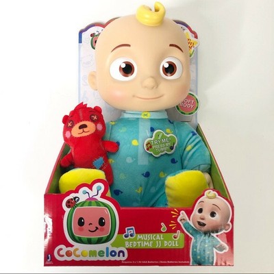 CoComelon Plush Musical Bedtime JJ Doll & Teddy BEAR YouTube Sings! SHIPS NOW! | eBay