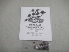PACKAGE QUICKER ENGINEERING "NEW" AXLE SPACERS .015" 100 