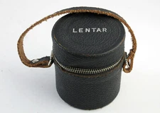 Lentar - Little Leather Lens Case - 2.5" H x 2.5" Diameter Inside Measure