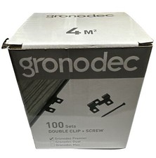 Gronodec composite Decking Centre Clips & Screws (Premier) 100 Pack