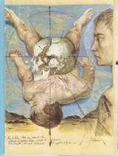 Pierre-Yves TREMOIS postcard L'APOCALYPSE The End of Man (Joseph FORET 1964