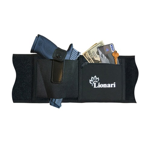 Tactical Concealed Belly Band Holster Hand Gun Hidden Waist Belt Carry