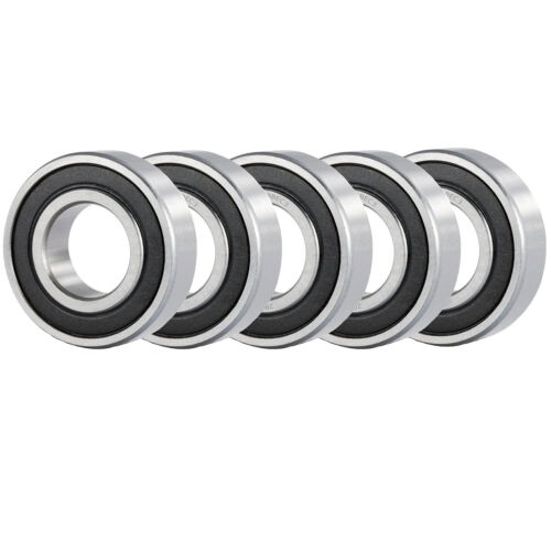 5 Pcs Premium 6203-8 2RS Rubber Sealed Deep Groove Ball Bearing 12.7x40x12mm - Picture 1 of 1