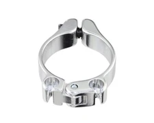 ALTALINE BICYCLE ALLOY CLAMP-ON DOUBLE CABLE HOUSING STOP (SIZE 31.80) SILVER.