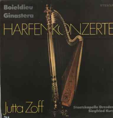 Francois-Adrien Boieldieu , Alberto Ginastera Harfenkonzerte Eterna Vinyl LP