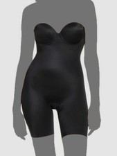  148 Spanx Women's Black Suit Your Fancy Mid Thigh Bodysuit Shapewear Size Small