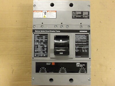 Siemens HJD6 HJD63F400 3 Pole 300 Amp Trip 600V Circuit Breaker HJXD