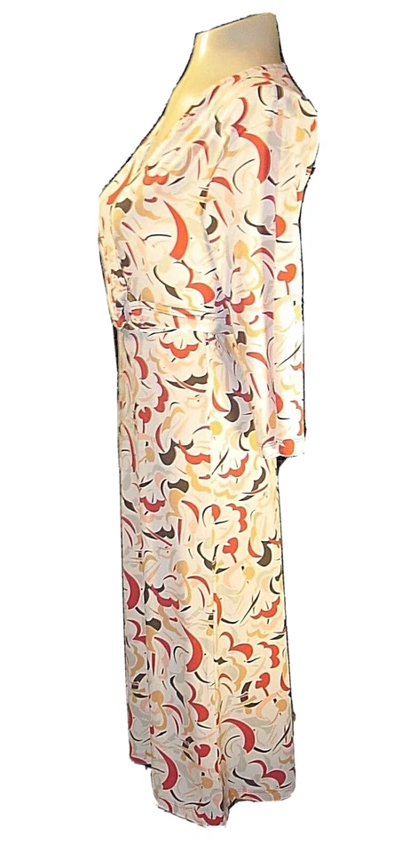 Nuevo Vestido, Colección Chadwick, Viaje Envolvido-Corpiño Elástico Naranja 2P Foto 3 de 4