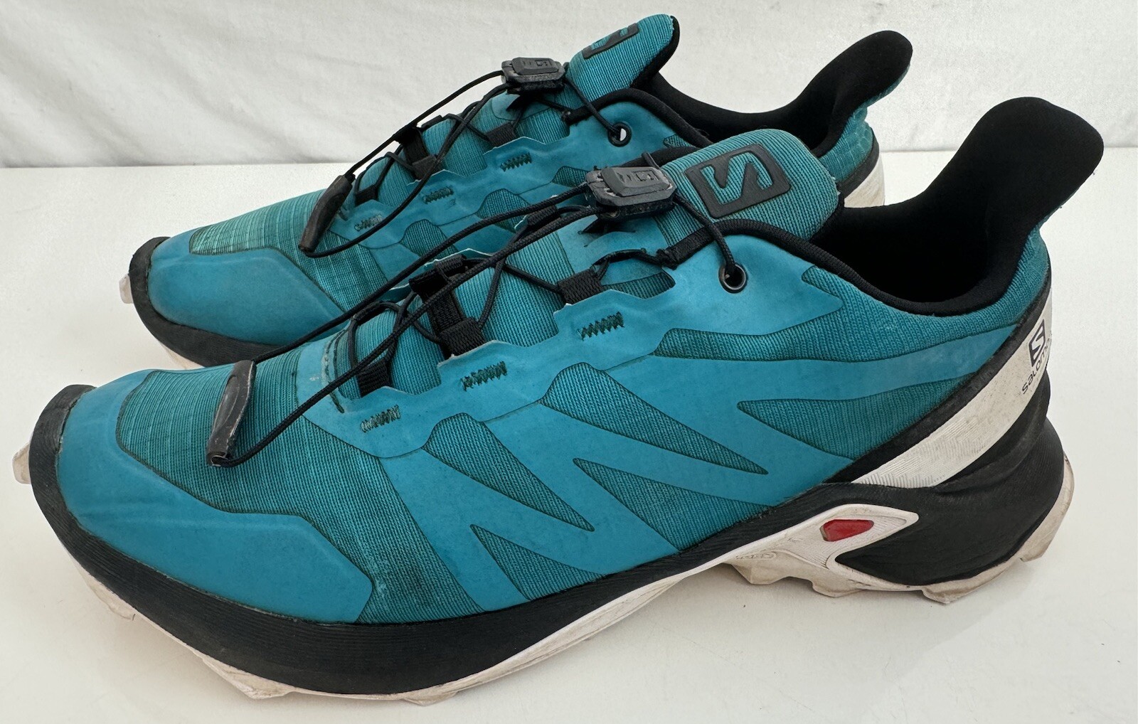 Scarpa da donna Salomon Supercross Teal taglia USA 8 5 Contagrip trail running escursionismo