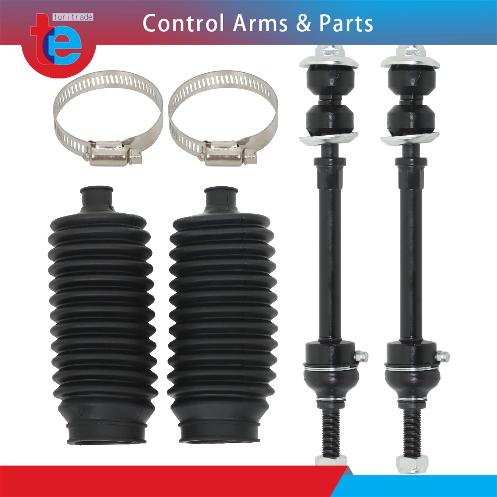 For 2019-2021 Ram 1500 Classic 4WD Front Lower Control Arm Ball Joint Sway Bars