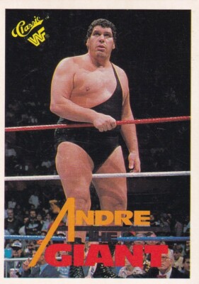 アンドレ・ザ・ジャイアント カード Andre The Giant 1990 WWF Classic Pro Wrestling Trading Card WWE