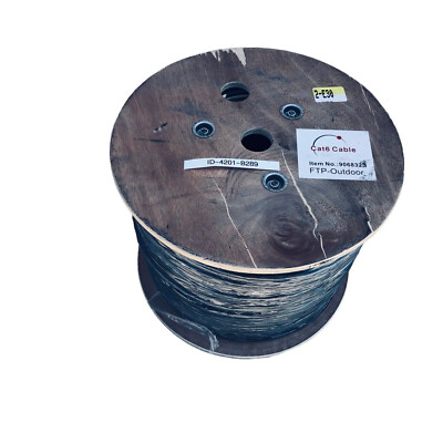NEW 1000FT SatMaximum 906832 (WSM) FTP Outdoor Direct Burial CAT 6 Ether Cable