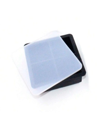 Bandeja grande para cubitos de hielo cuadrada para hacer cubitos de hielo de silicona bandeja para cubitos de hielo antiguos... - Imagen 7 de 7