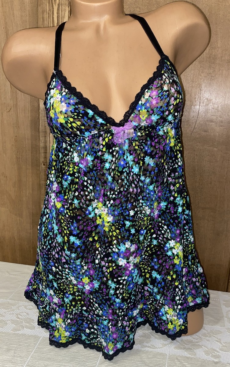 Robe Baby-doll Victoria's Secret Taille L - Ivoire, Double Doublure, Style Licou - Neuf Sans étiquette