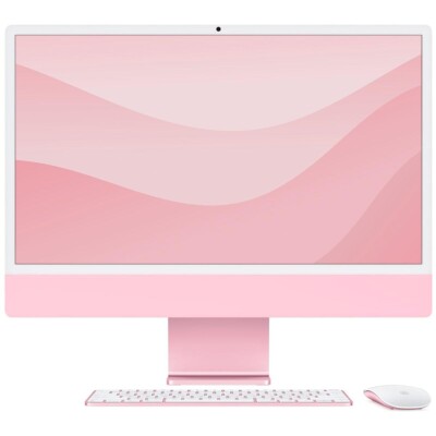 Apple iMac 24 Zoll M4 24GB/512GB SSD 4.5K Display 10-Core CPU & GPU 2024 Pink