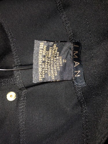 IMAN Global Chic 2 Short NWT Ponte Boot Pants Black Pretty! 🧡 - Picture 7 of 10