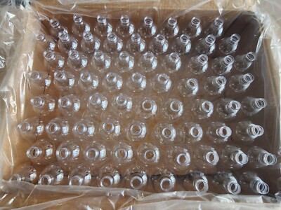 Lot of 216 16 fl oz 500ml PET Cosmo Bullet Clear Plastic Cosmetic Bottles 24-410