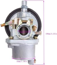 18.5mm Carburetor 50cc 60cc 66cc 80cc Engine Motor Motorized Bicycle Bike M CA35