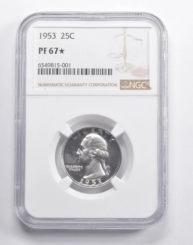 PF67* STAR 1953 Washington Quarter NGC *2568
