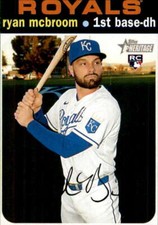 2020 Topps Heritage High Number #596 Ryan McBroom Kansas City Royals Rookie