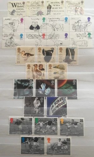 1996 GB Commemorative Sets - Used - Mainly ex FDC's - multiple listings