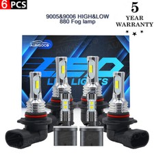FOR GMC Yukon XL 1500 2500 2000-2006 LED Headlights High Low Fog Light Bulbs Kit
