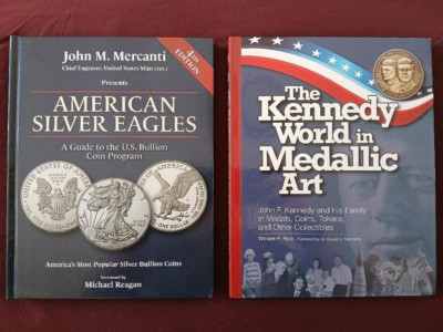 Best books: American Silver Eagles 4th latest ed & Kennedy World 1500 pictures