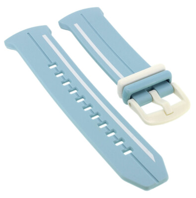 Casio Uhrenarmband | Damen Ersatzband aus Resin blau Baby-G BGS-100