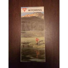 Wyoming Road Map Courtesy of Conoco 1965 Edition (DB) (V4)