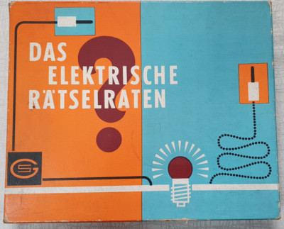 Das elektrische Rätselraten Gordon - Spiele Nr. 4/9 Kinderspiel DDR