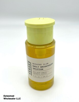 VERSED Weekend Glow Daily Brightening Solution 4oz w/o box
