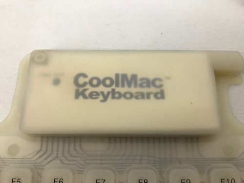 Vintage Crywolf Cool Mac Keyboard Waterproof Flexible Durable USB Wired For Mac - Picture 3 of 5